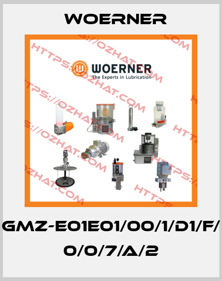 GMZ-E01E01/00/1/D1/F/ 0/0/7/A/2 Woerner