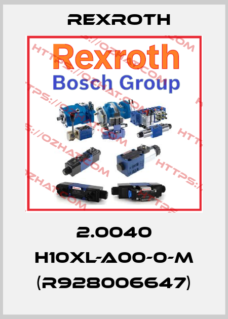 2.0040 H10XL-A00-0-M (R928006647) Rexroth