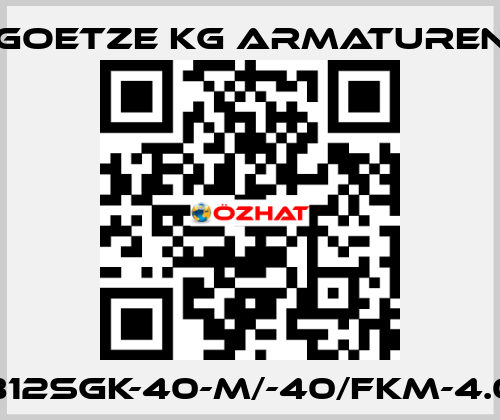 812sGK-40-m/-40/FKM-4.0 Goetze KG Armaturen