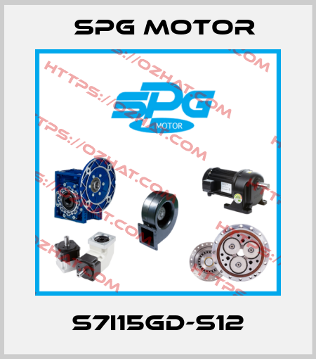 S7I15GD-S12 Spg Motor