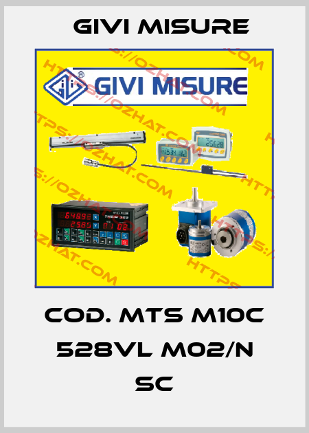 Cod. MTS M10C 528VL M02/N SC Givi Misure
