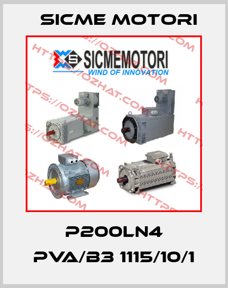 P200LN4 PVA/B3 1115/10/1 Sicme Motori