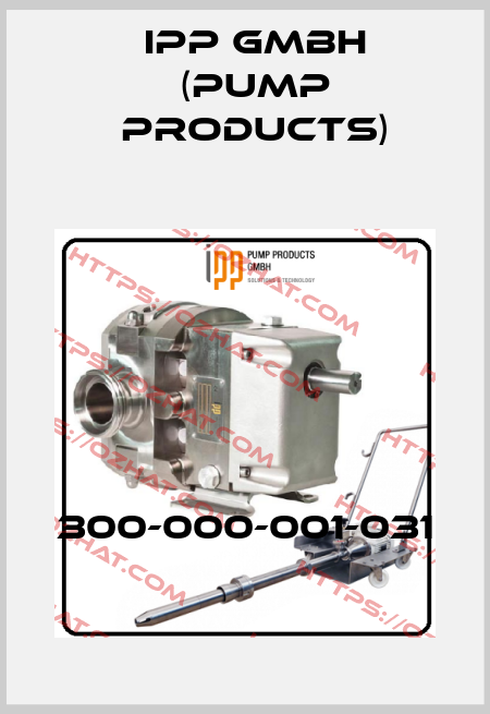 300-000-001-031 IPP GMBH (Pump products)