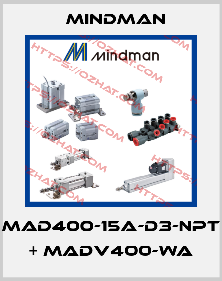 MAD400-15A-D3-NPT + MADV400-WA Mindman