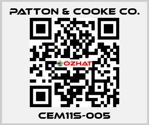 CEM11S-005 Patton & Cooke Co.