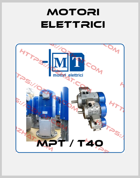 MPT / T40 Motori Elettrici