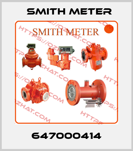 647000414 Smith Meter