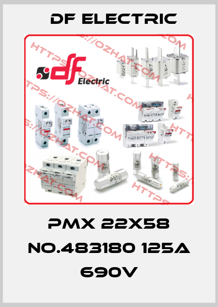 PMX 22x58 No.483180 125A 690V DF Electric