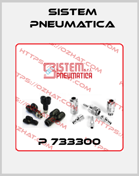 P 733300 Sistem Pneumatica