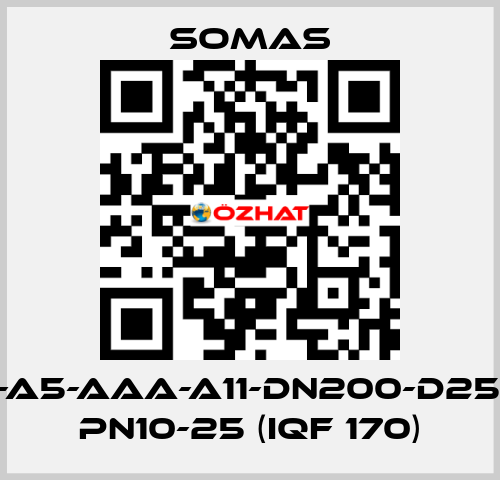 MTV-A5-AAA-A11-DN200-D25-B20 PN10-25 (IQF 170) SOMAS