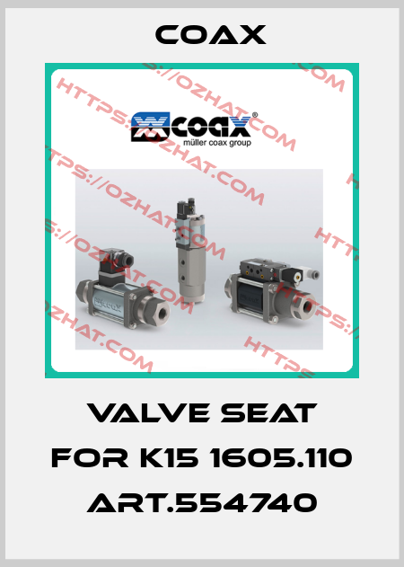 valve seat for K15 1605.110 ART.554740 Coax