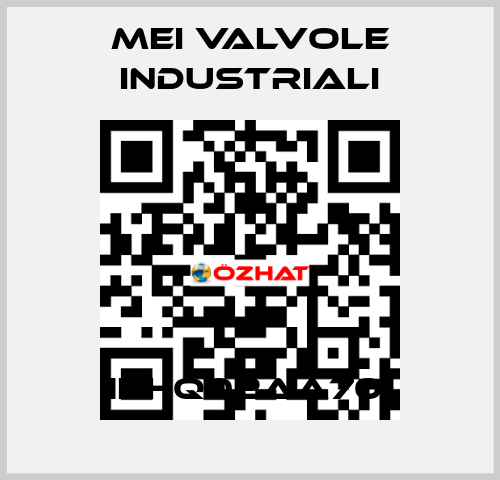 1HHQ02AA701 MEI VALVOLE INDUSTRIALI