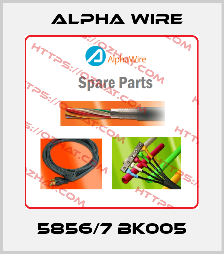 5856/7 BK005 Alpha Wire