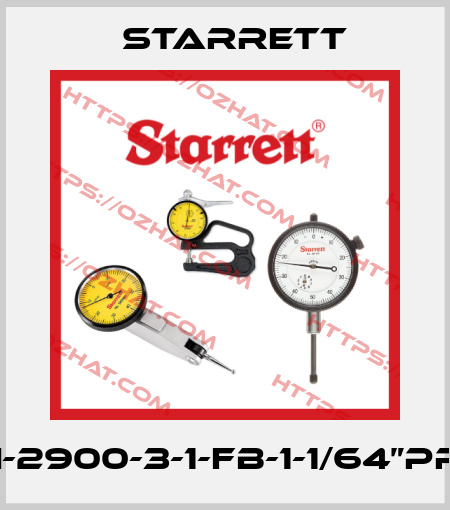 SOI-2900-3-1-FB-1-1/64”PROJ Starrett