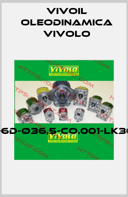 XV2+2P/9+6D-Ø36,5-CO.001-LK30/30-1/2-1/2  Vivoil Oleodinamica Vivolo