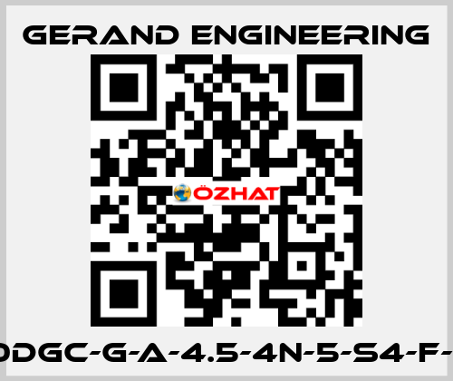 300DGC-G-A-4.5-4N-5-S4-F-B-0 Gerand Engineering
