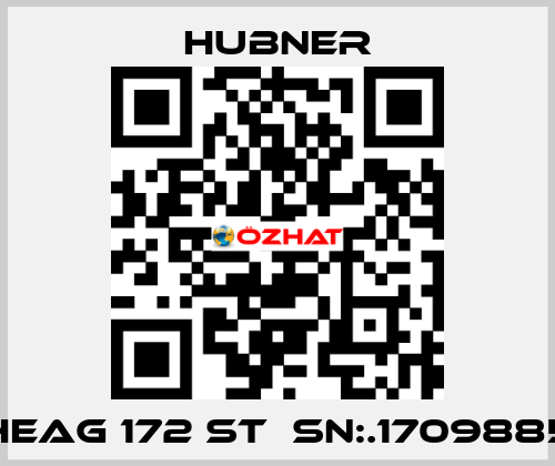 HEAG 172 st  SN:.1709885 HUBNER