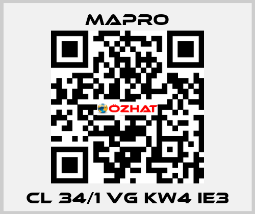 CL 34/1 VG kW4 IE3 Mapro