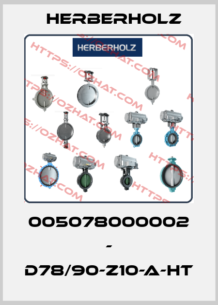 005078000002 - D78/90-Z10-A-HT Herberholz