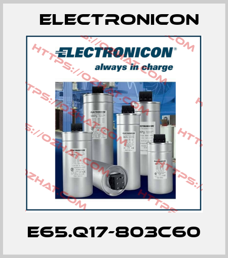 E65.Q17-803C60 Electronicon