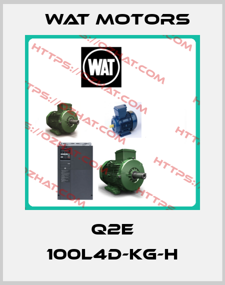 Q2E 100L4D-KG-H Wat Motors