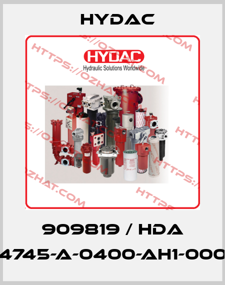 909819 / HDA 4745-A-0400-AH1-000 Hydac