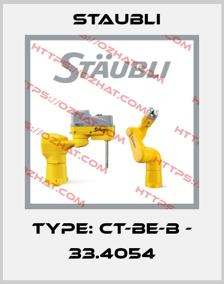 Type: CT-BE-B - 33.4054 Staubli