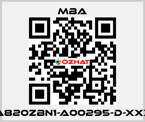 MBA820ZBN1-A00295-D-XXXXX MBA
