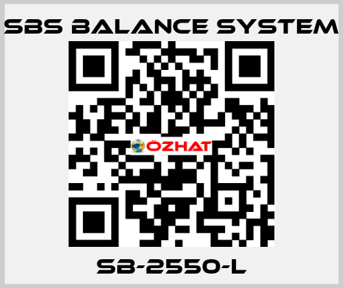 SB-2550-L SBS BALANCE SYSTEM