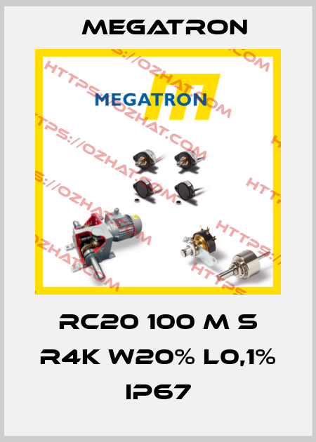 RC20 100 M S R4K W20% L0,1% IP67 Megatron