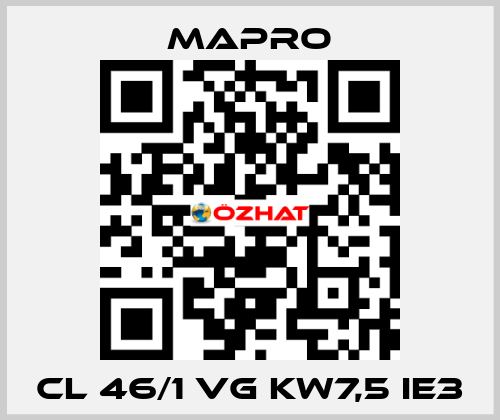 CL 46/1 VG kW7,5 IE3 Mapro