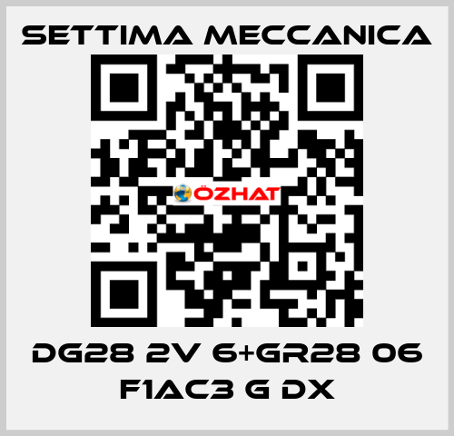 DG28 2V 6+GR28 06 F1AC3 G DX Settima Meccanica