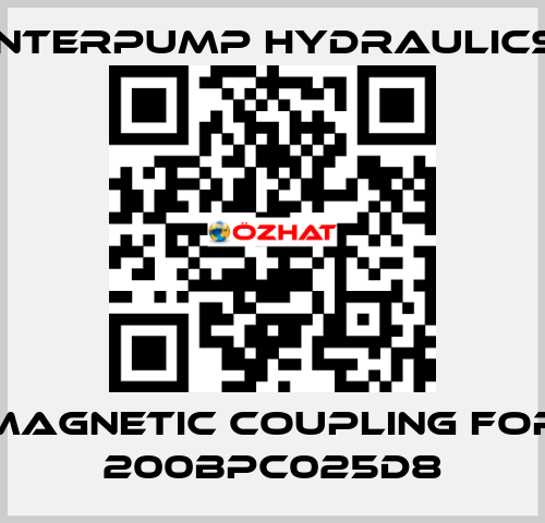 magnetic coupling for 200BPC025D8 Interpump hydraulics