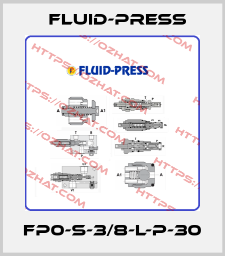 FP0-S-3/8-L-P-30 Fluid-Press