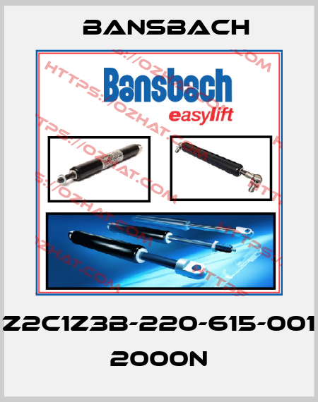 Z2C1Z3B-220-615-001 2000N Bansbach