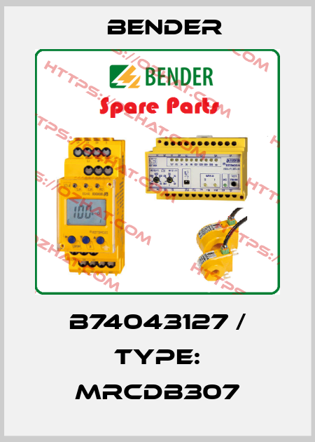 B74043127 / Type: MRCDB307 Bender