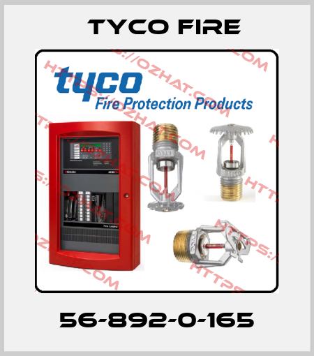 56-892-0-165 Tyco Fire