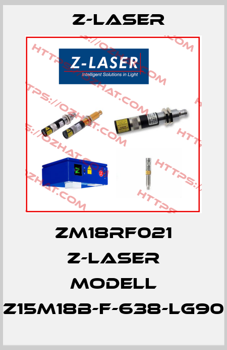 ZM18RF021 Z-LASER MODELL Z15M18B-F-638-LG90 Z-LASER