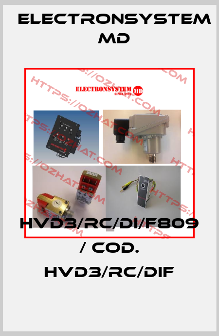 HVD3/RC/DI/F809 / Cod. HVD3/RC/DIF ELECTRONSYSTEM MD
