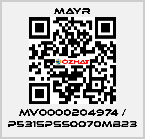 MV0000204974 / P531SPSS0070MB23 Mayr