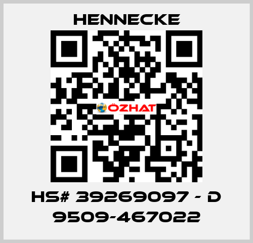 HS# 39269097 - D 9509-467022 Hennecke