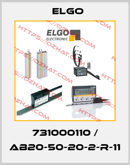 731000110 / AB20-50-20-2-R-11 Elgo