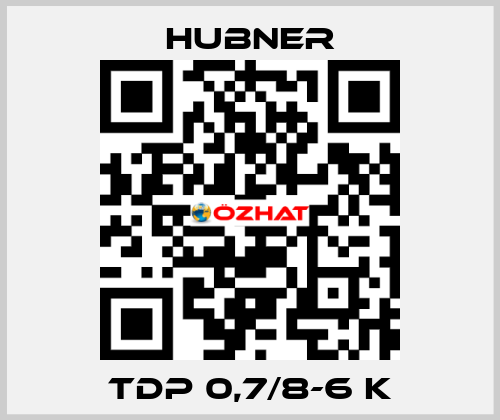 TDP 0,7/8-6 K HUBNER
