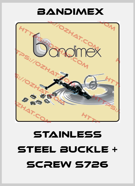 STAINLESS STEEL BUCKLE + SCREW S726 Bandimex