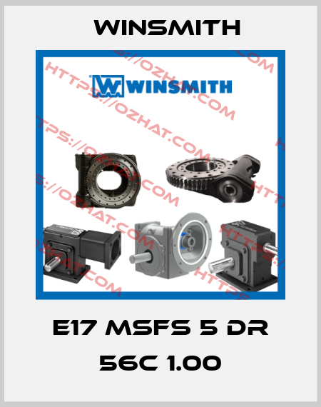 E17 MSFS 5 DR 56C 1.00 Winsmith