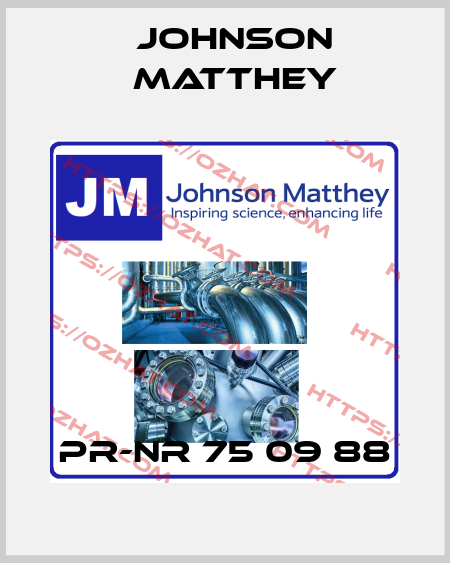 PR-NR 75 09 88 Johnson Matthey