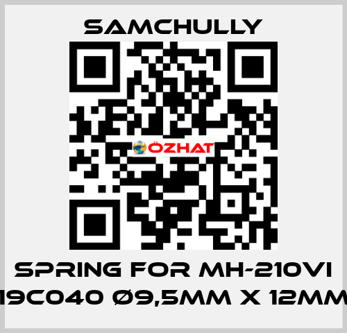 spring for MH-210VI 19C040 Ø9,5mm x 12mm Samchully