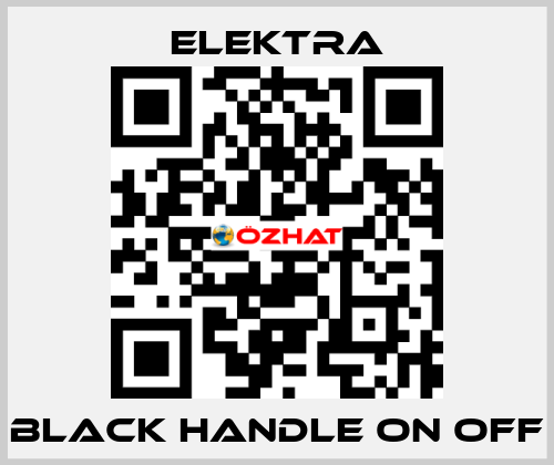 BLACK HANDLE ON OFF ELEKTRA