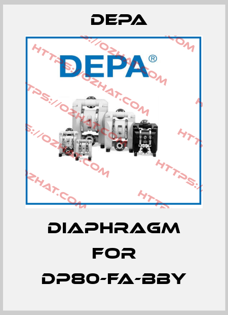 Diaphragm for DP80-FA-BBY Depa