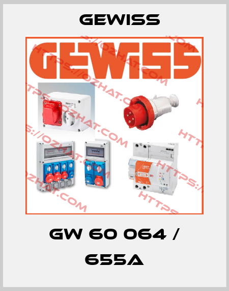 GW 60 064 / 655A Gewiss